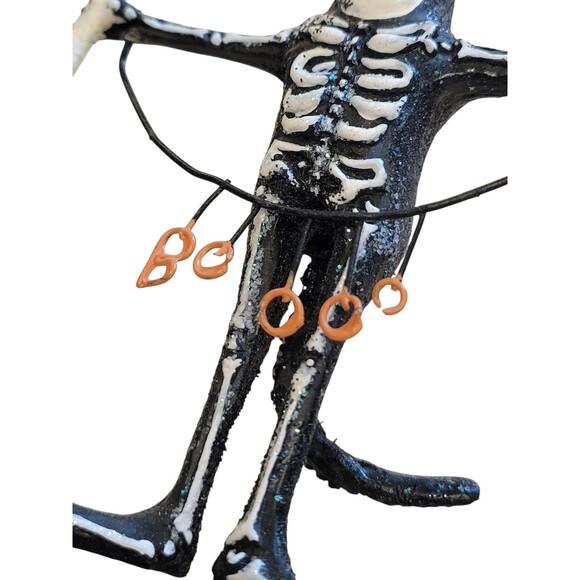 Dept 56 Patience Brewster Krinkles Halloween Ornament Boney Cat Brother Skeleton - Picture 2 of 5